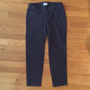 Old Navy Pixie Chino Charcoal Gray pants